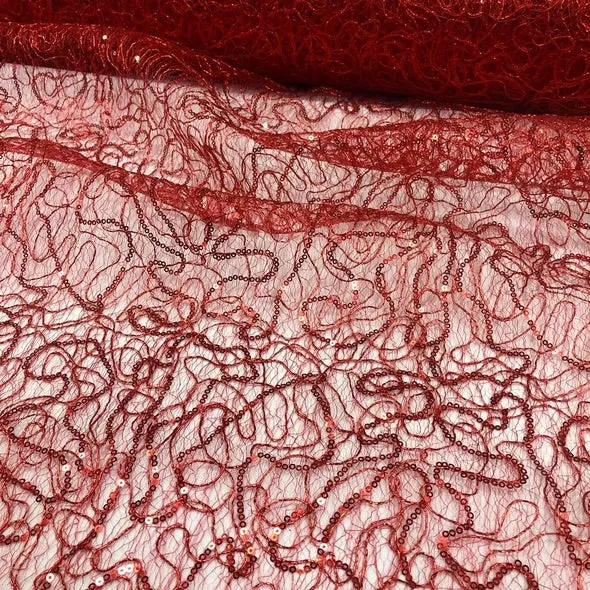 Bedazzle Wholesale Fabric in Red