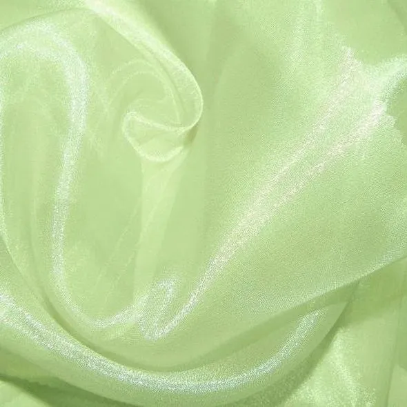 Crystal Organza Table Runner in Apple Green 704