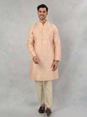 Fawn Multi Kurta Pajama | TULA