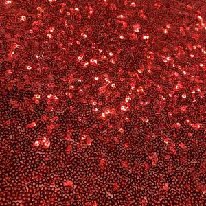 Glitz Sequins Wholesale Fabric in Red