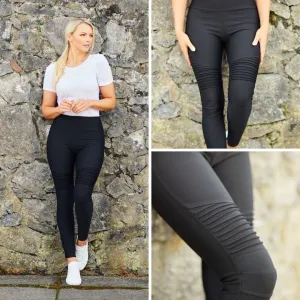 Jade Biker Spandex Legging (Black)