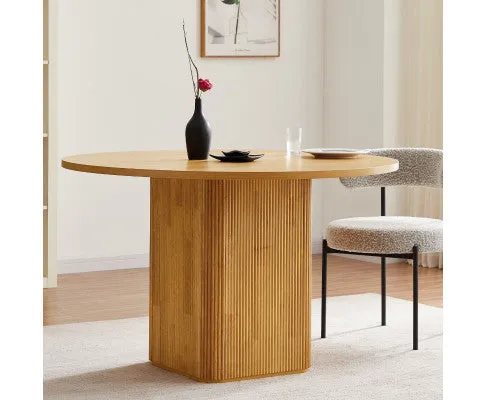 Kate 4 Seater Column Dining Table in Natural