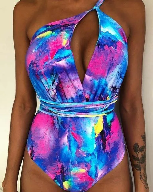 One Piece Swimsuit Backless Bodysuit Brazilian Monokini Swimwear