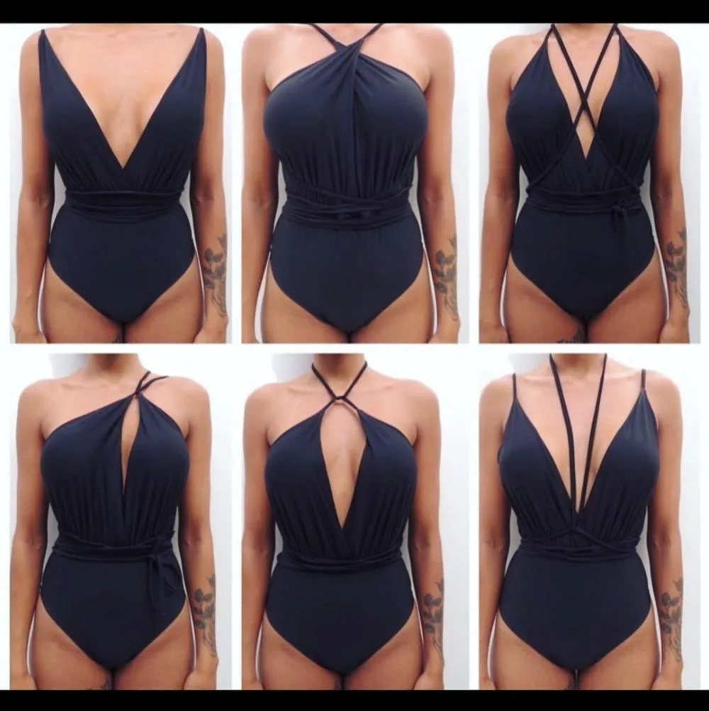 One Piece Swimsuit Backless Bodysuit Brazilian Monokini Swimwear