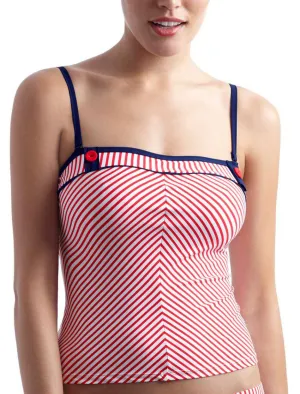 Panache Lucille U/W Tankini Top, Red