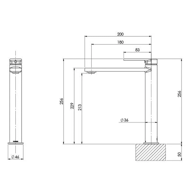 Phoenix Teel Vessel Mixer - Matte Black