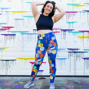 "Show Your Work" Math Leggings with Pockets - Adult