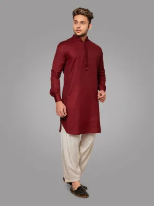 Ruby Red Pathani | TULA