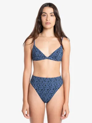 Rue Fixed Triangle Bikini Top - Ensign Blue