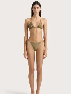 Sete Bikini Top Khaki