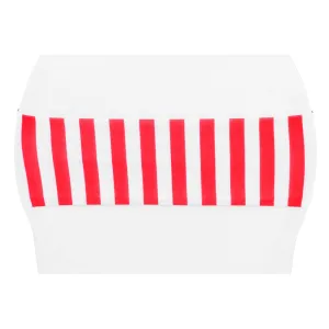 Stripe Spandex Chair Band - Red & White