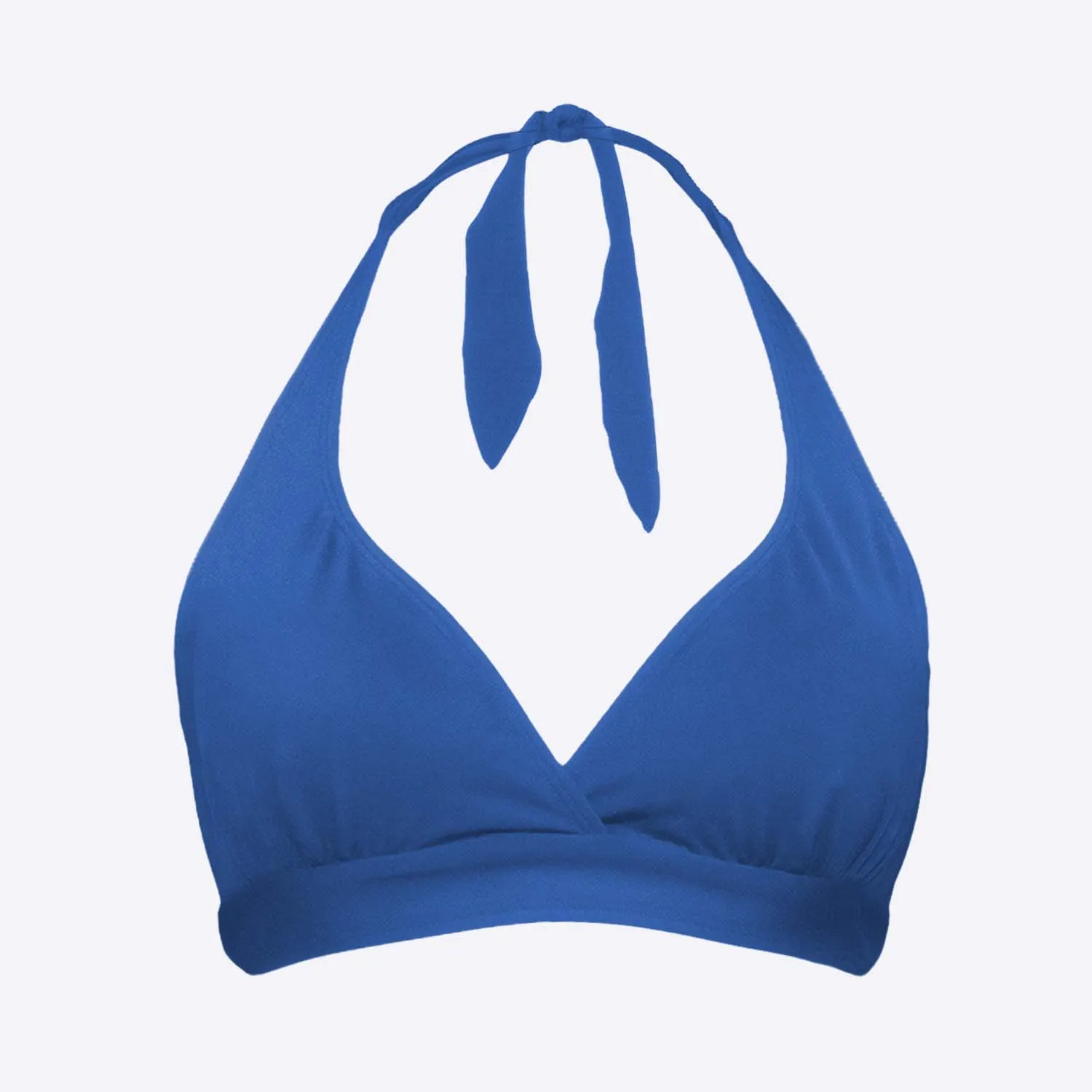 WUKA Tie-Back Bikini Top Blue